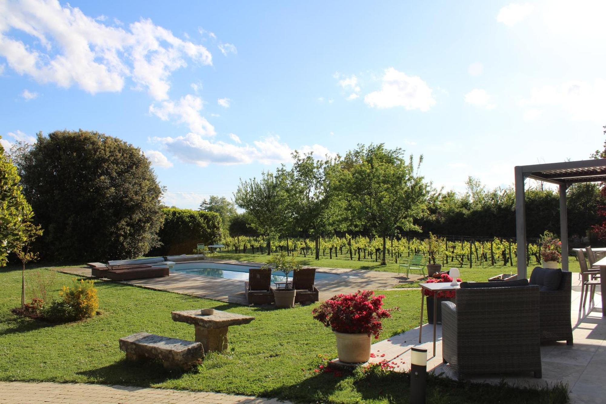 La Vigneraie De Laura Bed & Breakfast Sainte-Colombe  Exterior photo